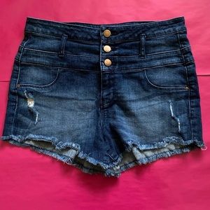 High waisted Refuge Jean Shorts